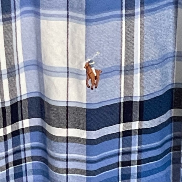 Polo Ralph Lauren short sleeve button down Shirt 3XB big tall 47036 - Picture 4 of 12